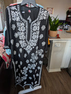 Modal Chikankari Long Kurtis in Vibrant Colors