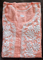 Modal Chikankari Long Kurtis in Vibrant Colors