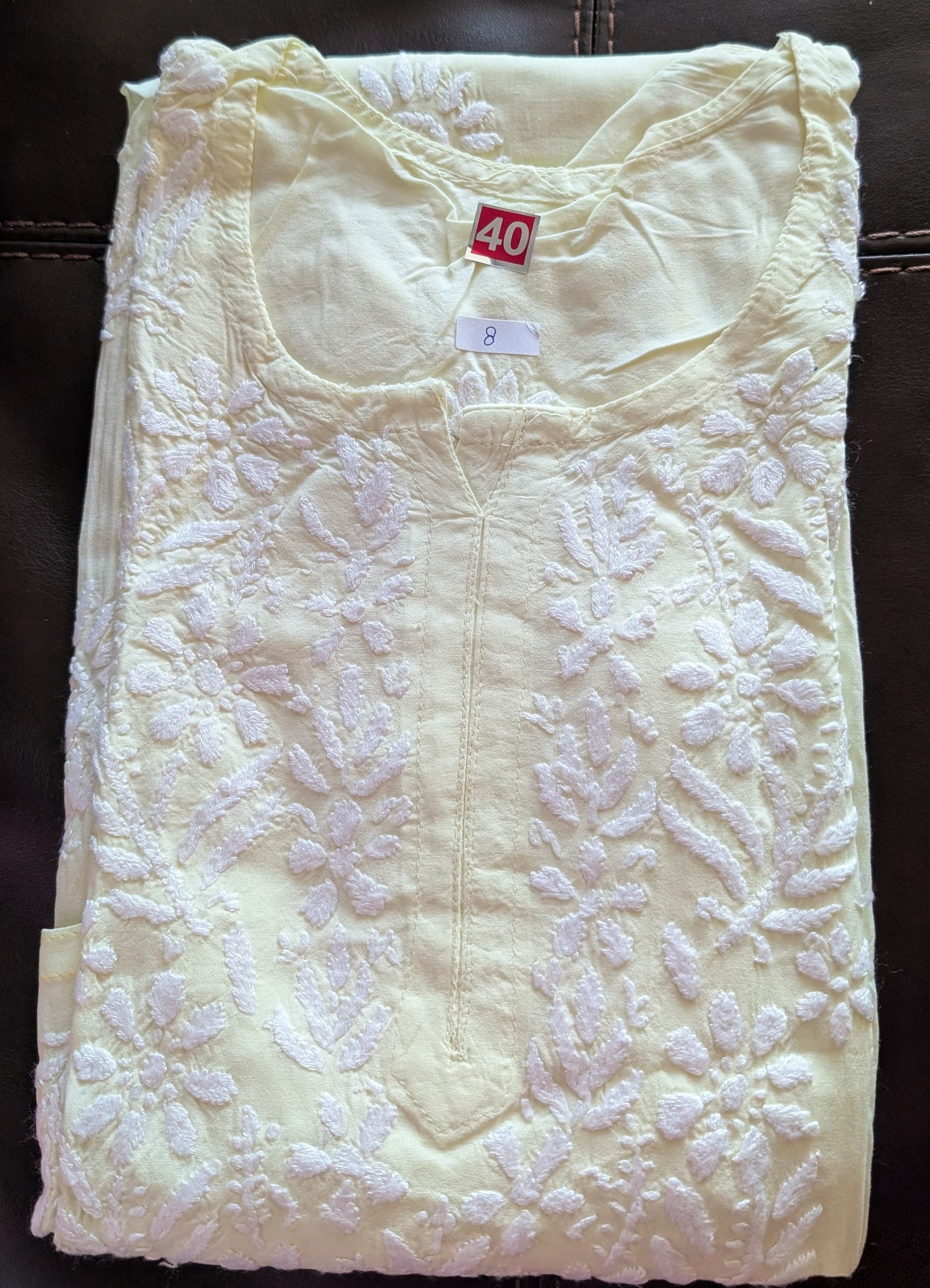 Modal Chikankari Long Kurtis in Vibrant Colors