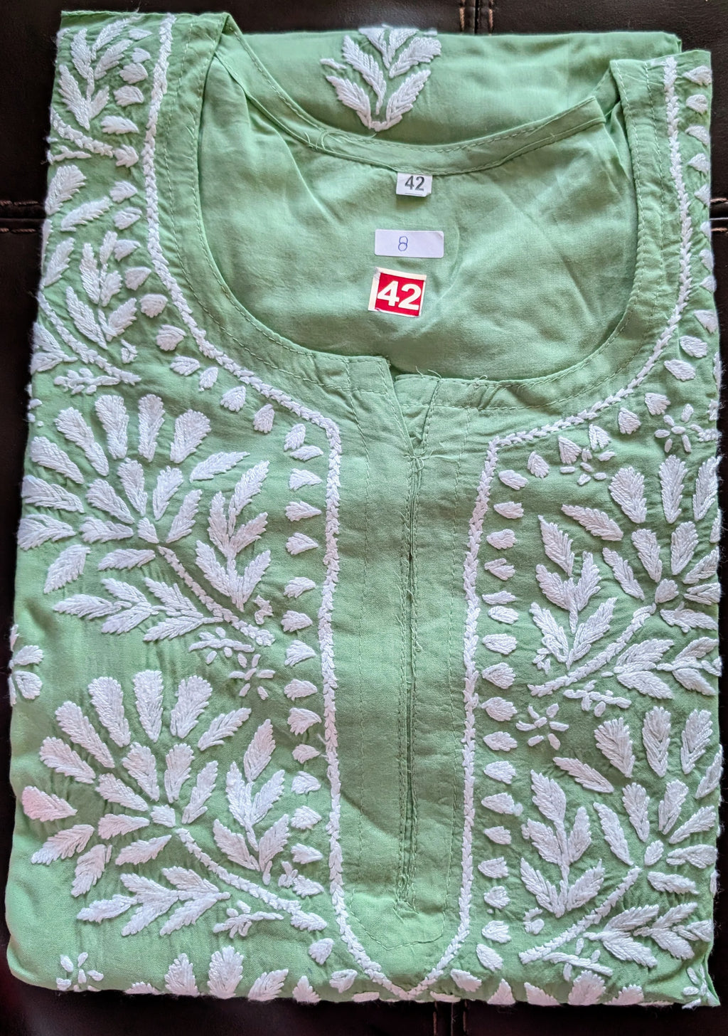 Modal Chikankari Long Kurtis in Vibrant Colors