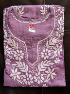 Modal Short Top Chikankari M