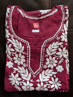 Modal Short Top Chikankari M