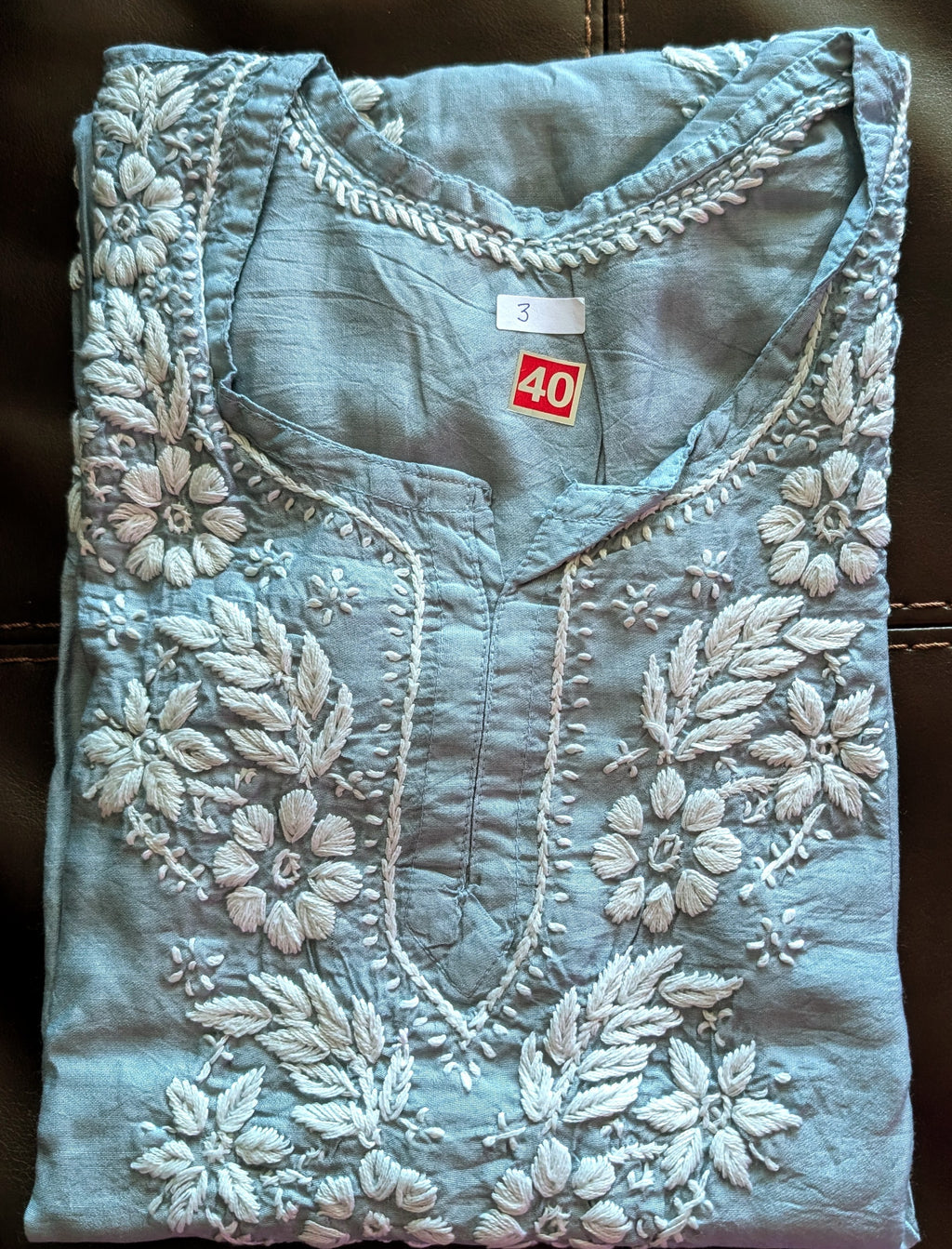 Chanderi Short Top Full Sleeves