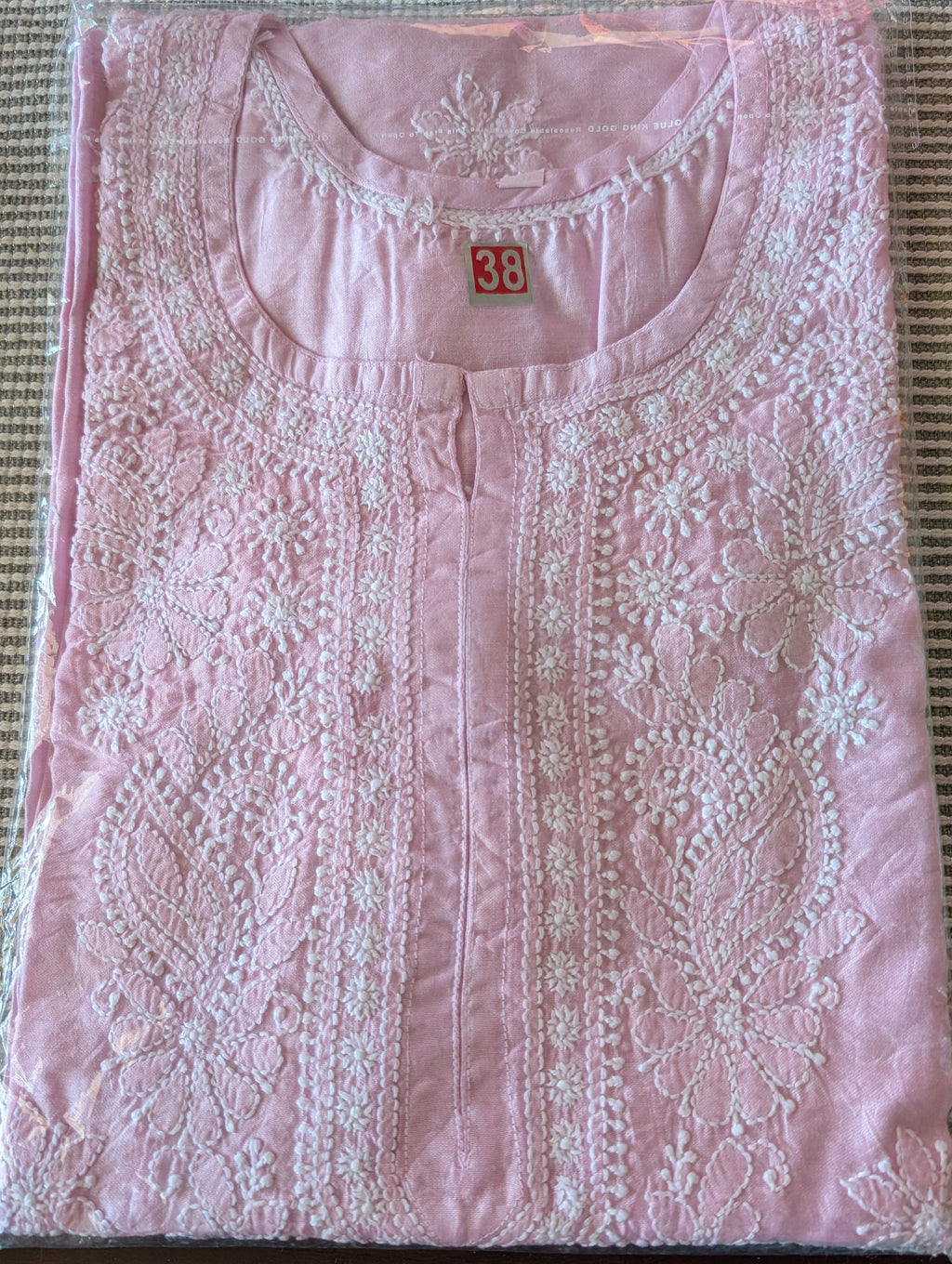 Chanderi Chikankari Kurti