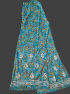 Printed Mul Cotton Chikankari Kurti with Palazzo