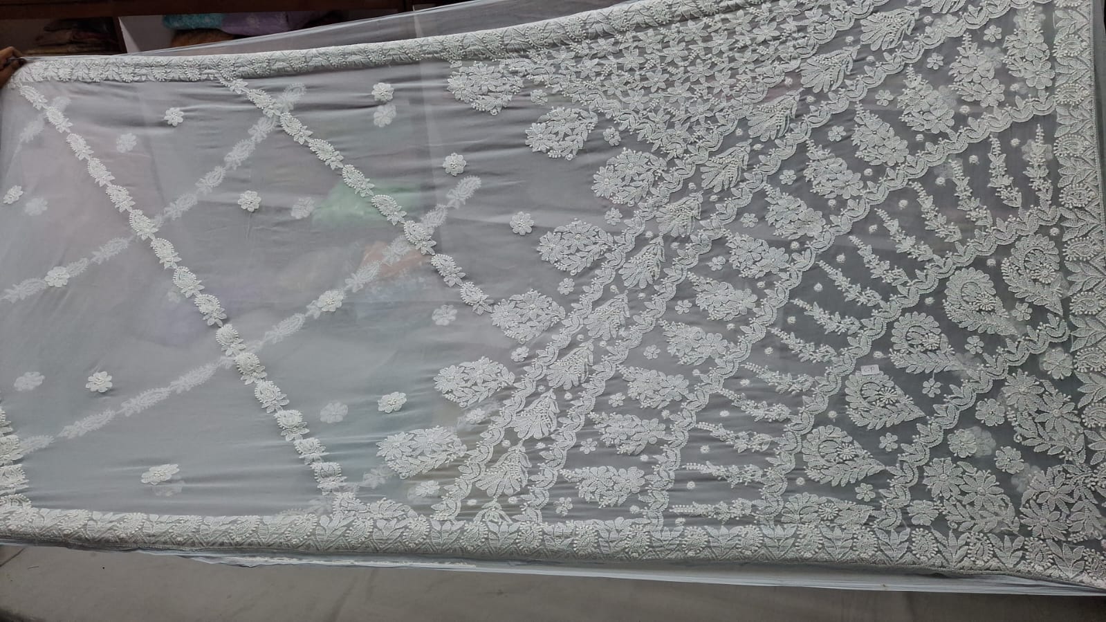 Pastel Georgette Chikankari Sarees (Pre-order)