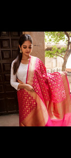 Semi Katan Banaras Duppattas (Pre-order)