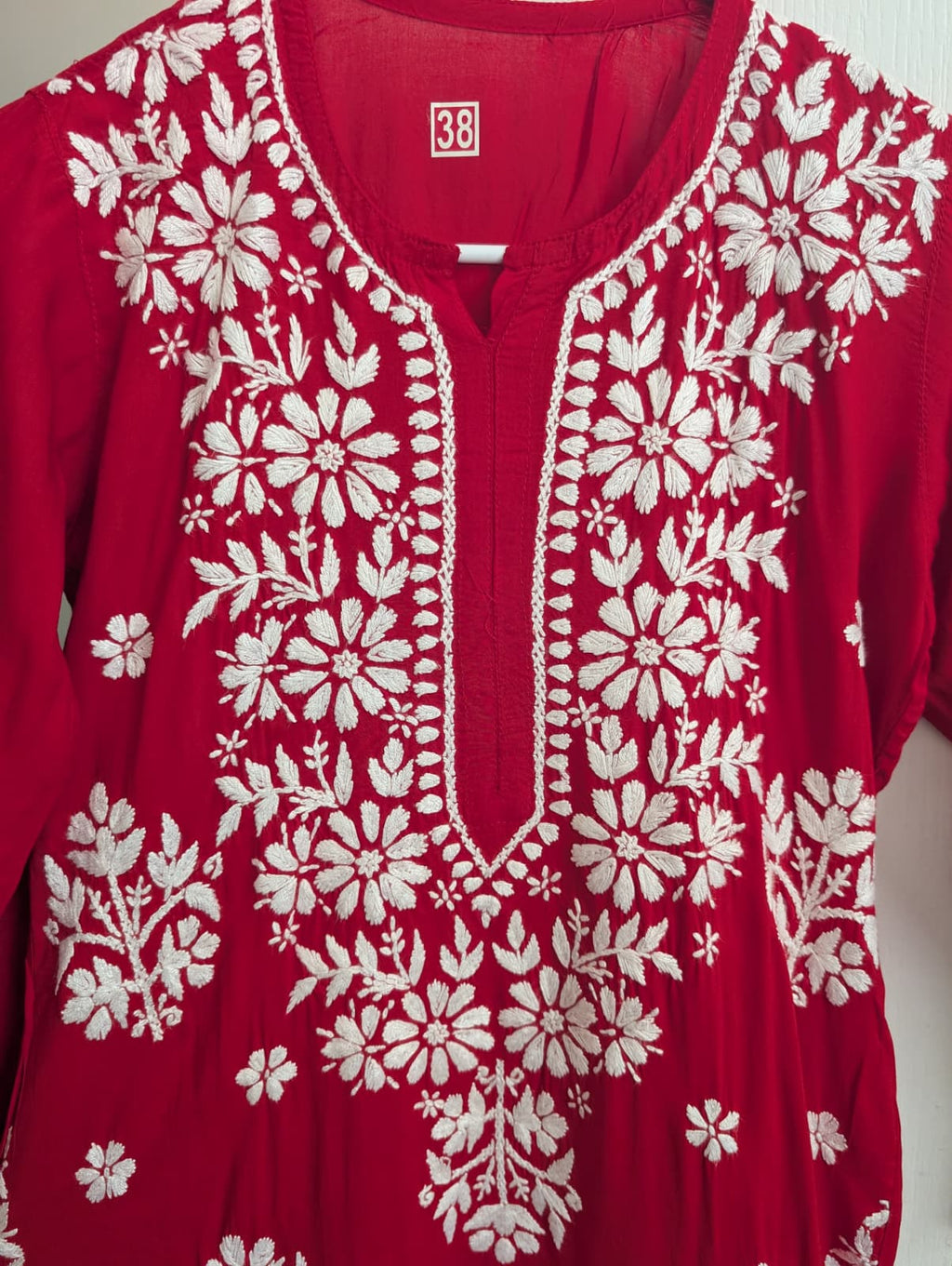 Modal Chikankari Long Kurtis in Vibrant Colors