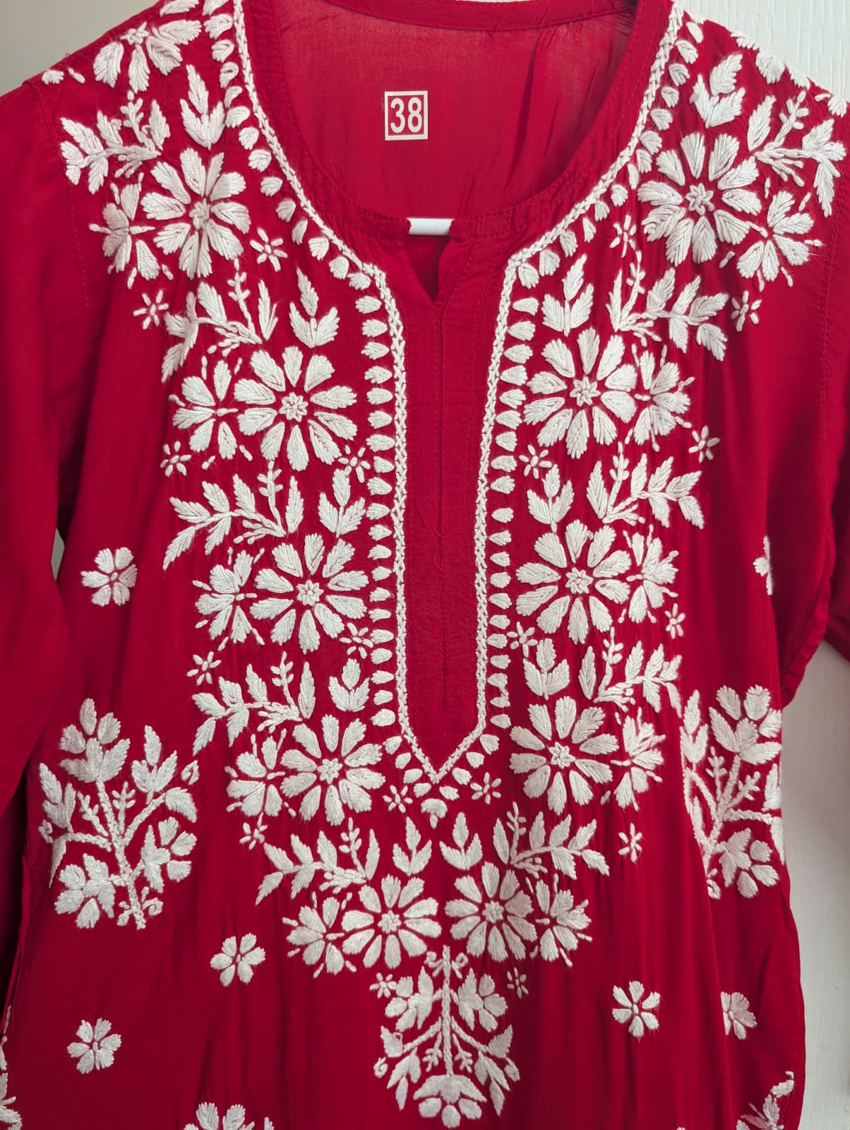 Modal Chikankari Long Kurtis in Vibrant Colors