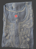 Sleeveless Chanderi Short Top XXS