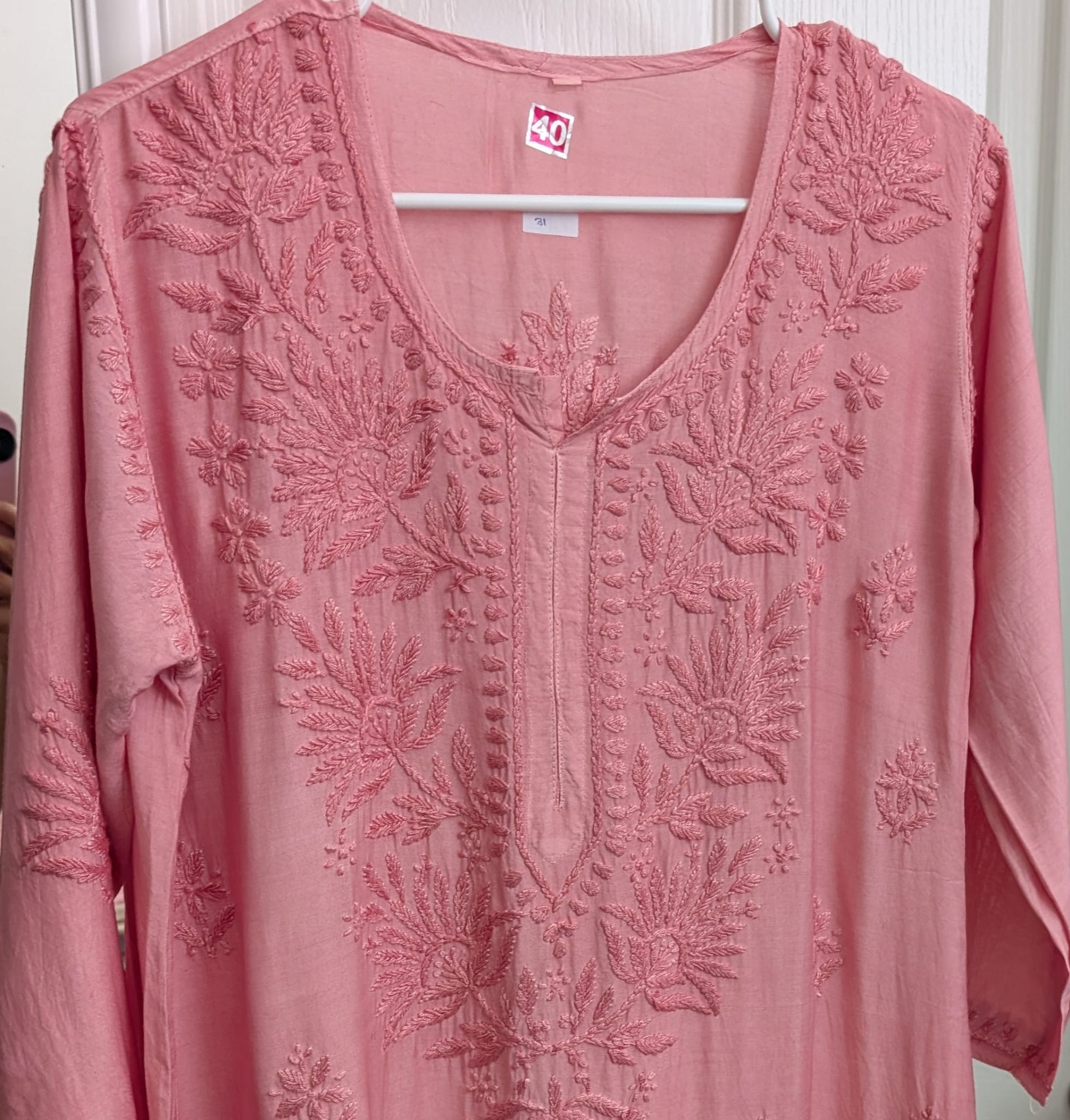 Muslin kurti with Palazzo( SOLD )