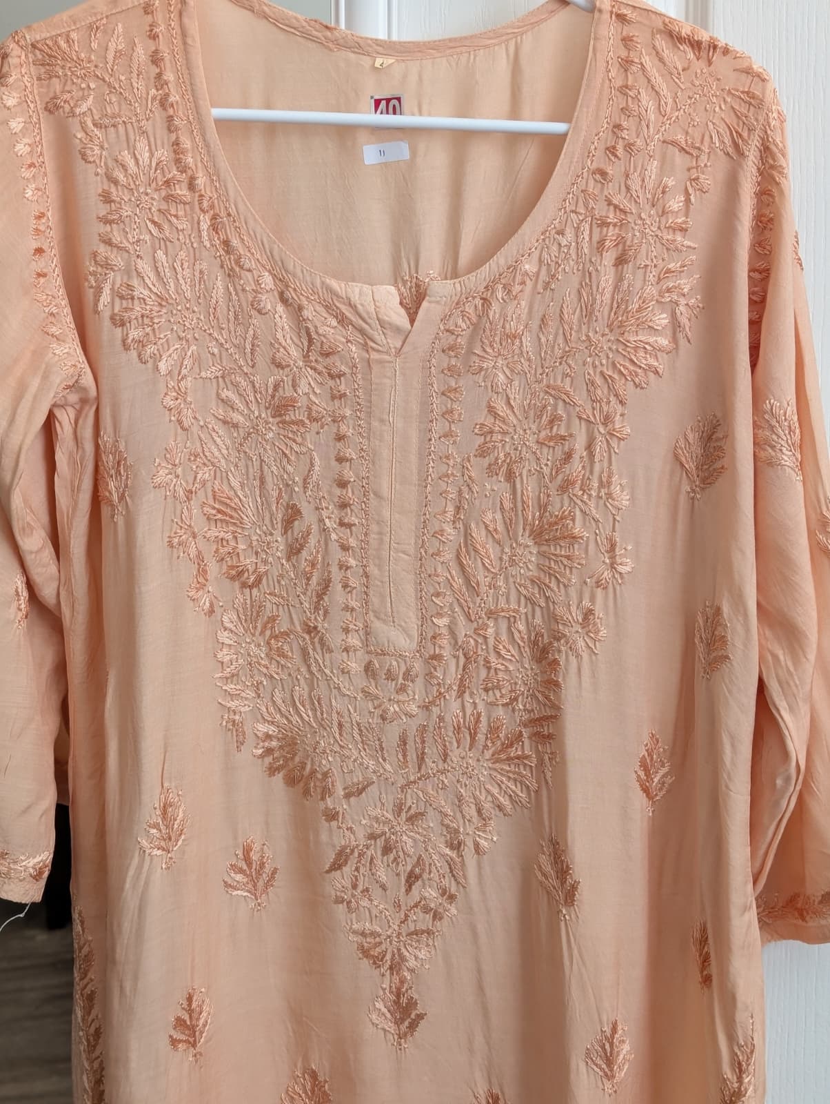 Muslin kurti with shameez