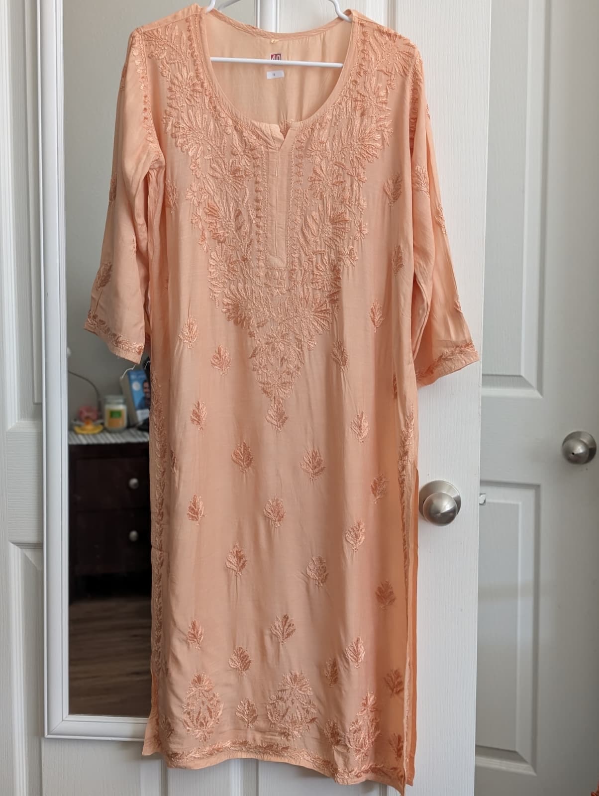 Muslin kurti with shameez