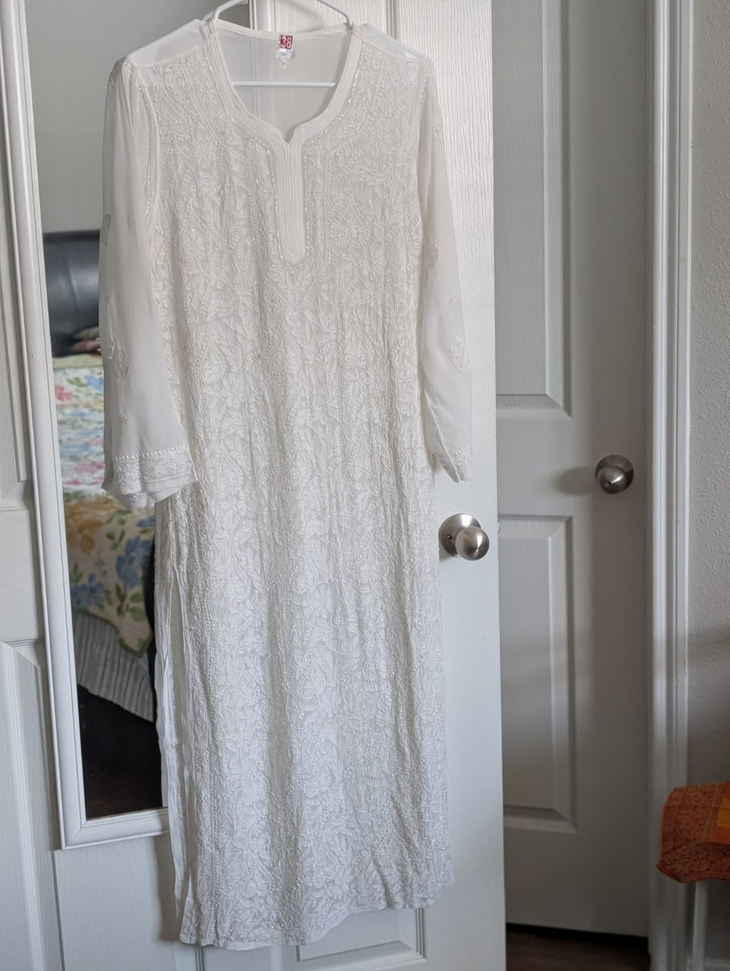 Viscose Chikankari Kurti with Palazzo