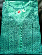Kota Cotton Chikankari kurta with Shameez