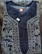 Georgette Chikankari Kurti with Shameez