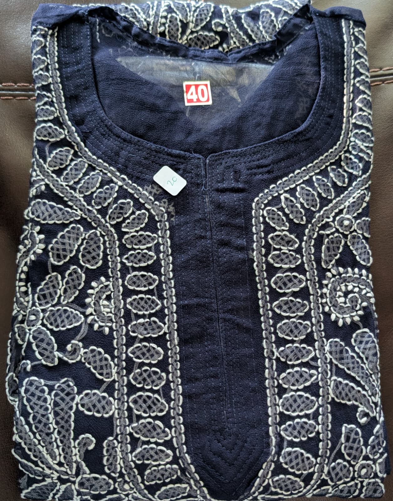 Georgette Chikankari Kurti with Shameez