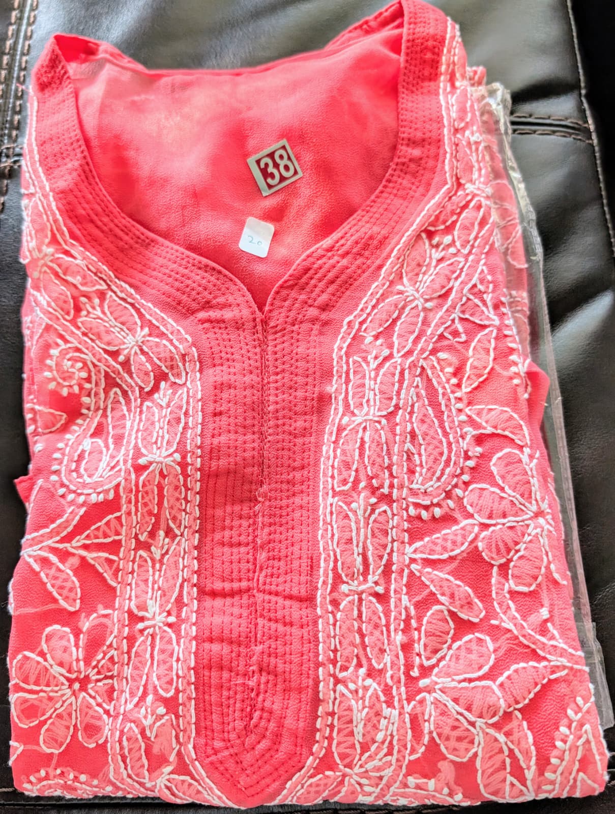 Georgette Chikankari Kurti with Shameez
