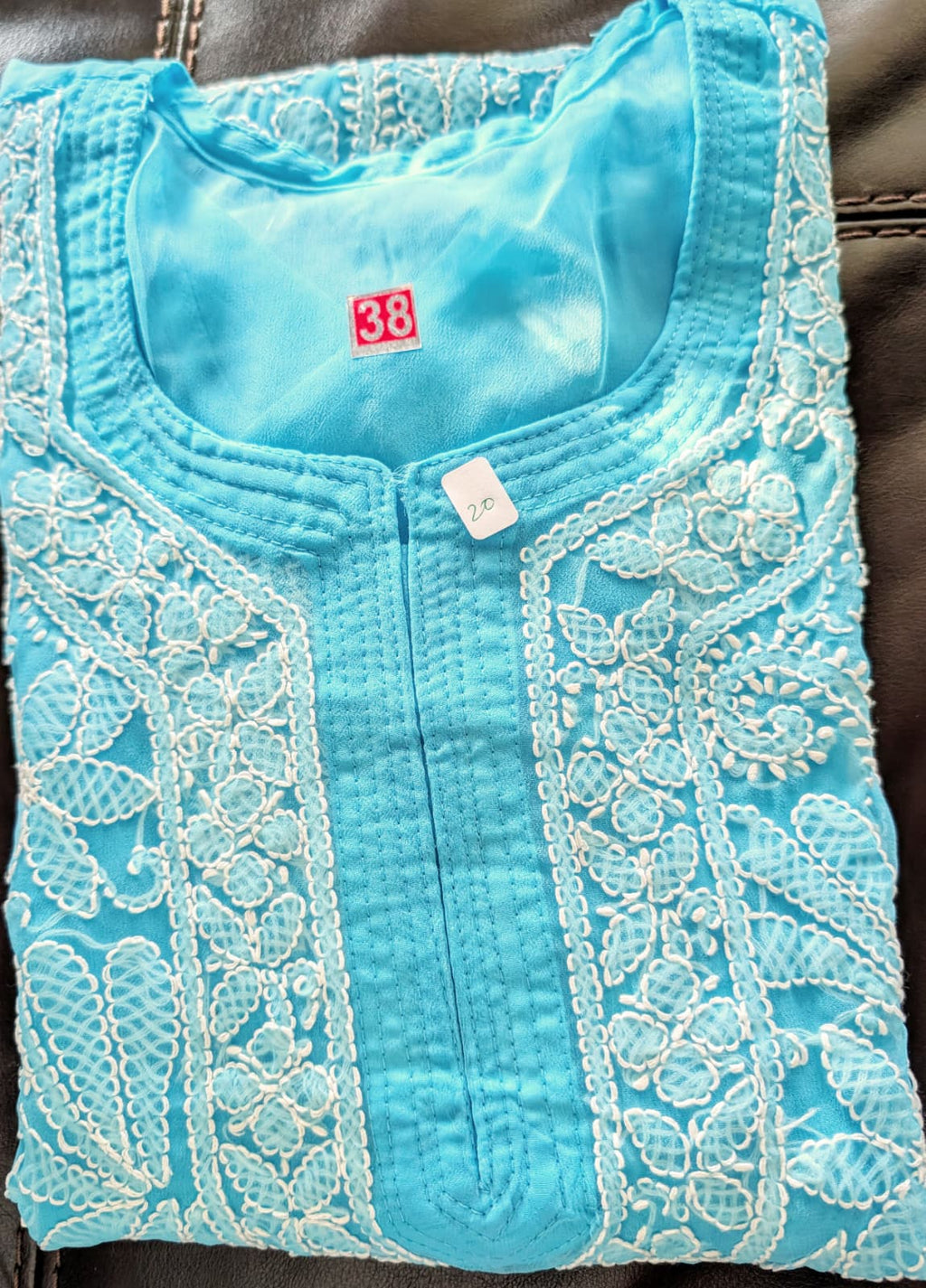 Georgette Chikankari Kurti with Shameez