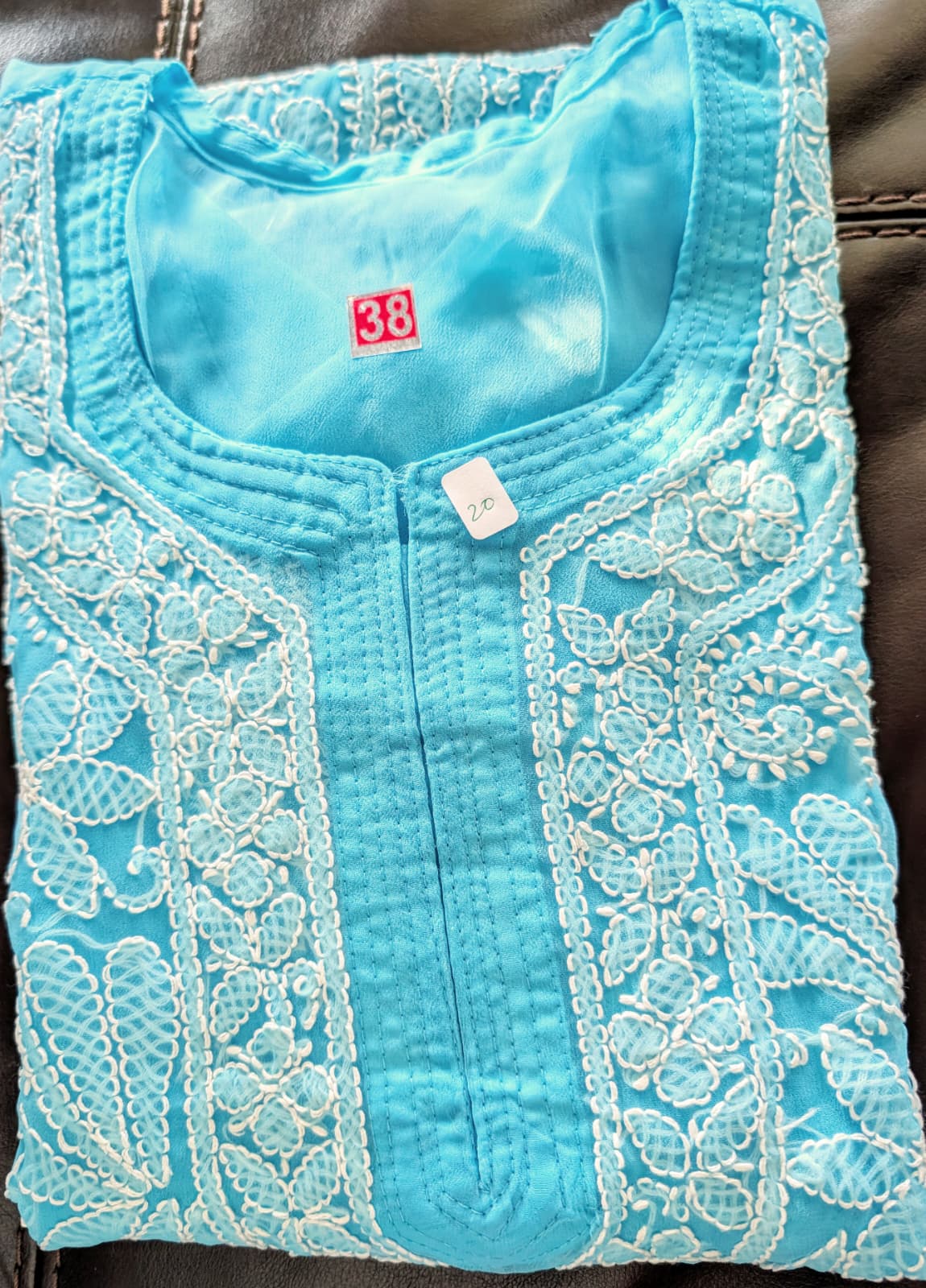 Georgette Chikankari Kurti with Shameez