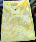 Kota Cotton Chikankari kurta with Shameez