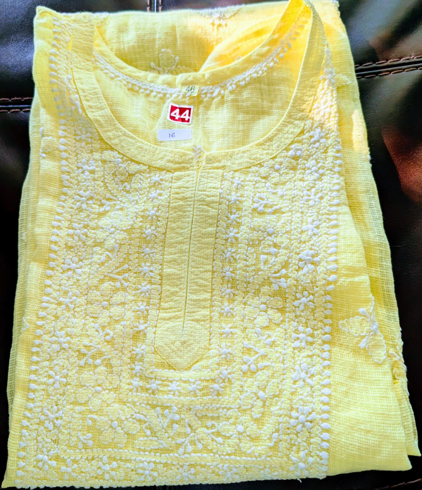 Kota Cotton Chikankari kurta with Shameez