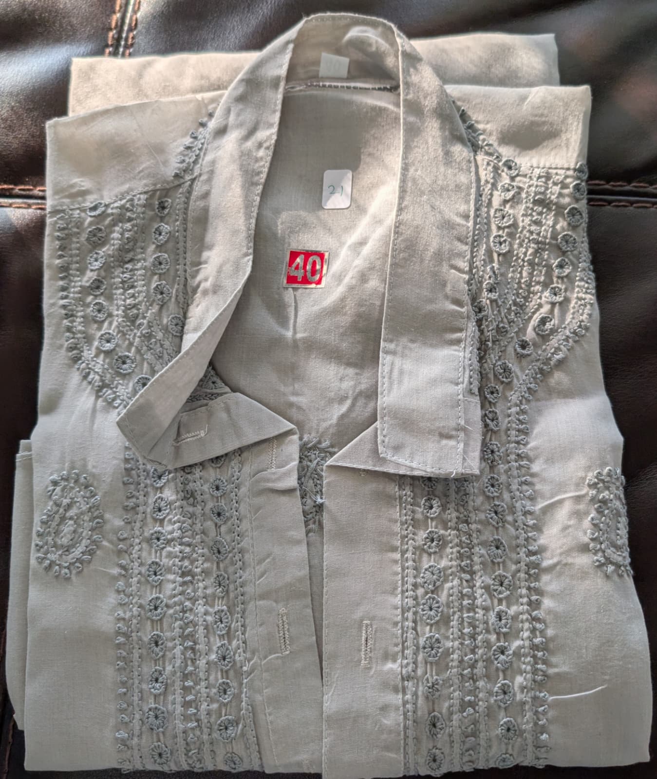 Cotton Gents Chikankari Kurta
