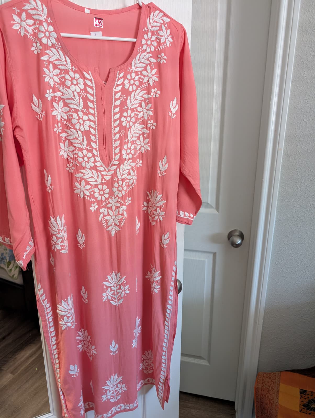 Modal Chikankari Long Kurtis in Vibrant Colors