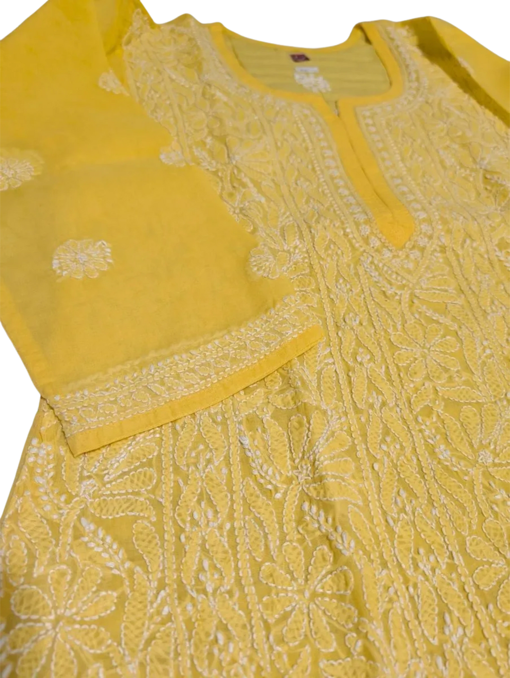 Jaaldaar Cotton Voile Chikankari Kurti