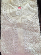 Jaaldaar Cotton Voile Chikankari Kurti