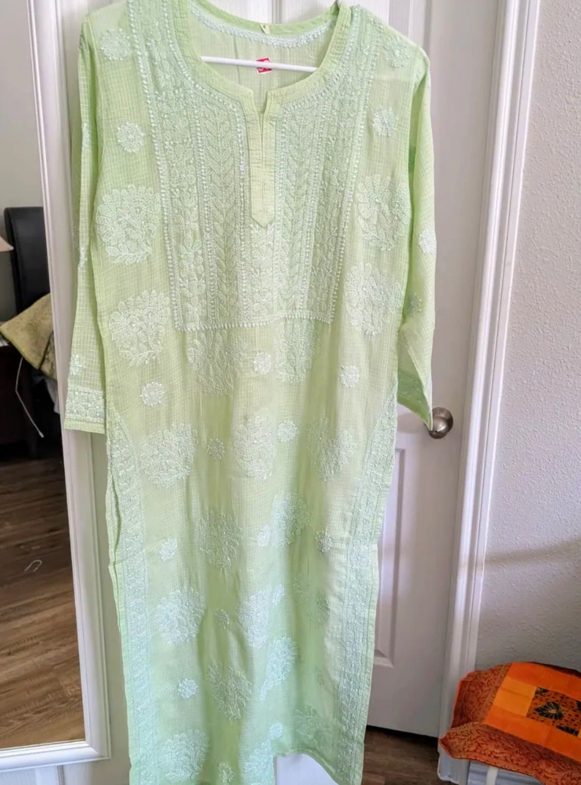 Kota Cotton Chikankari kurta with Shameez