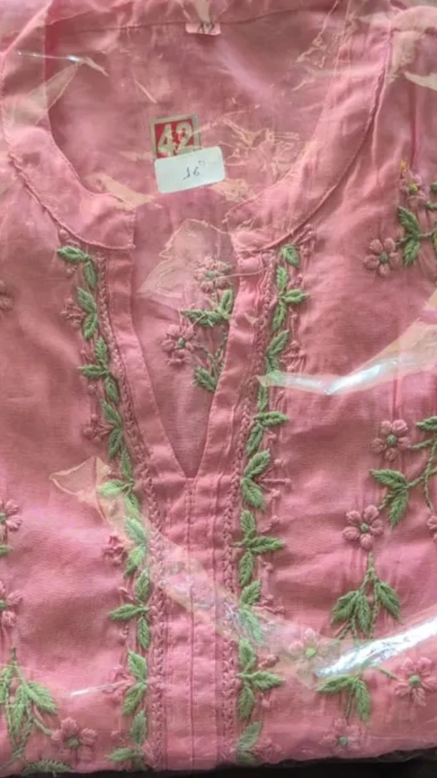 Muslin Short Tops L with Shameez