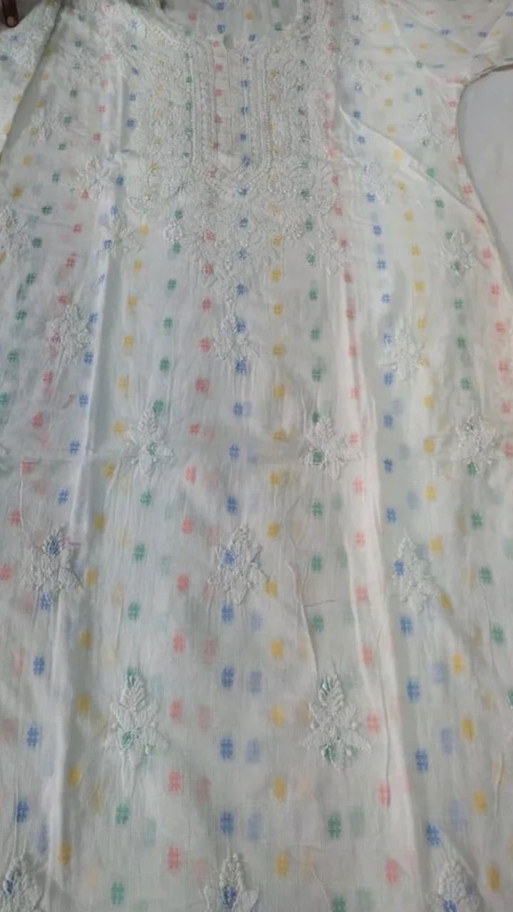 Multi butti Cotton kurti ( SOLD )