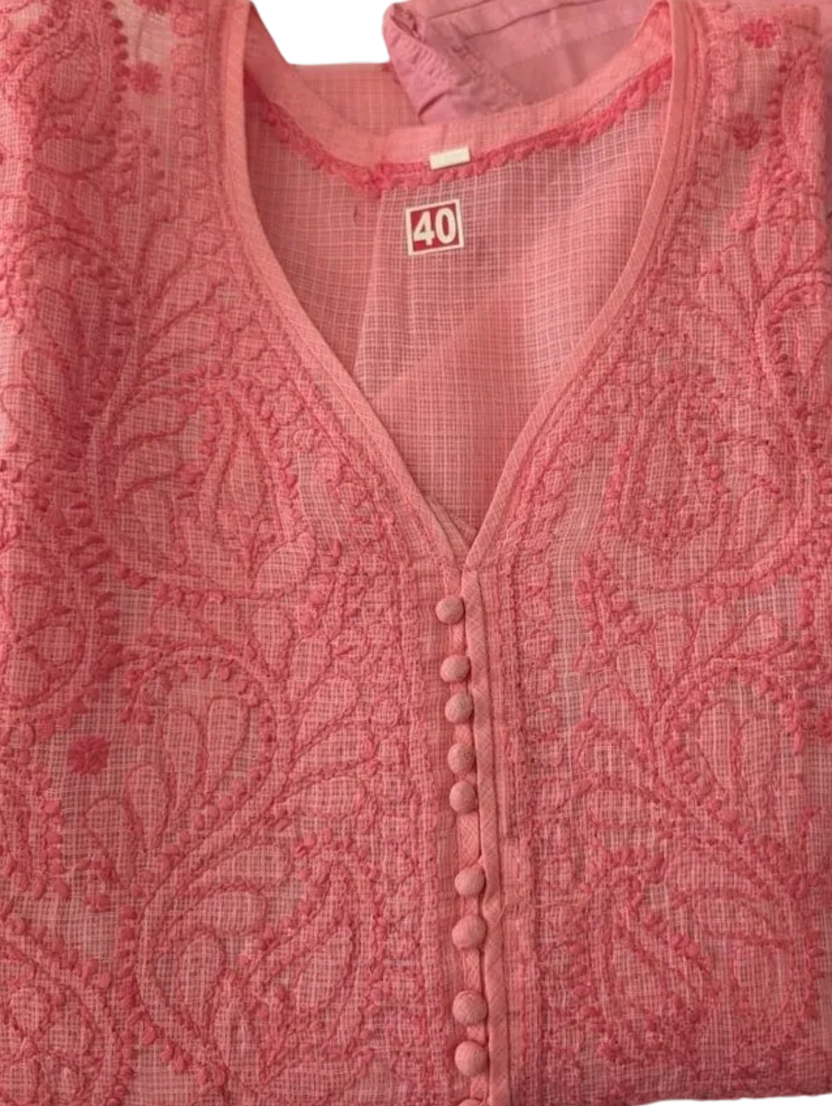 Kota Cotton Chikankari kurta with Shameez