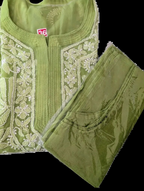 Georgette Chikankari Kurti with Shameez