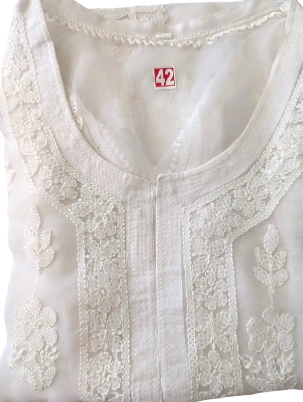 Georgette Chikankari Short Top L