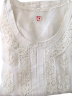 Georgette Chikankari Short Top L