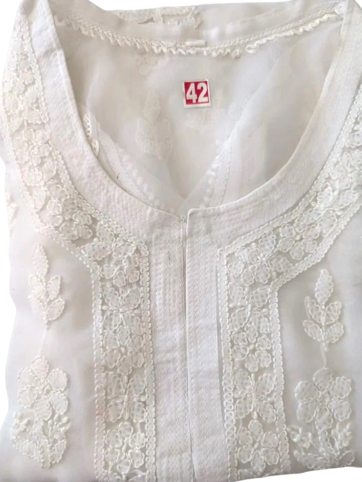 Georgette Chikankari Short Kurti L