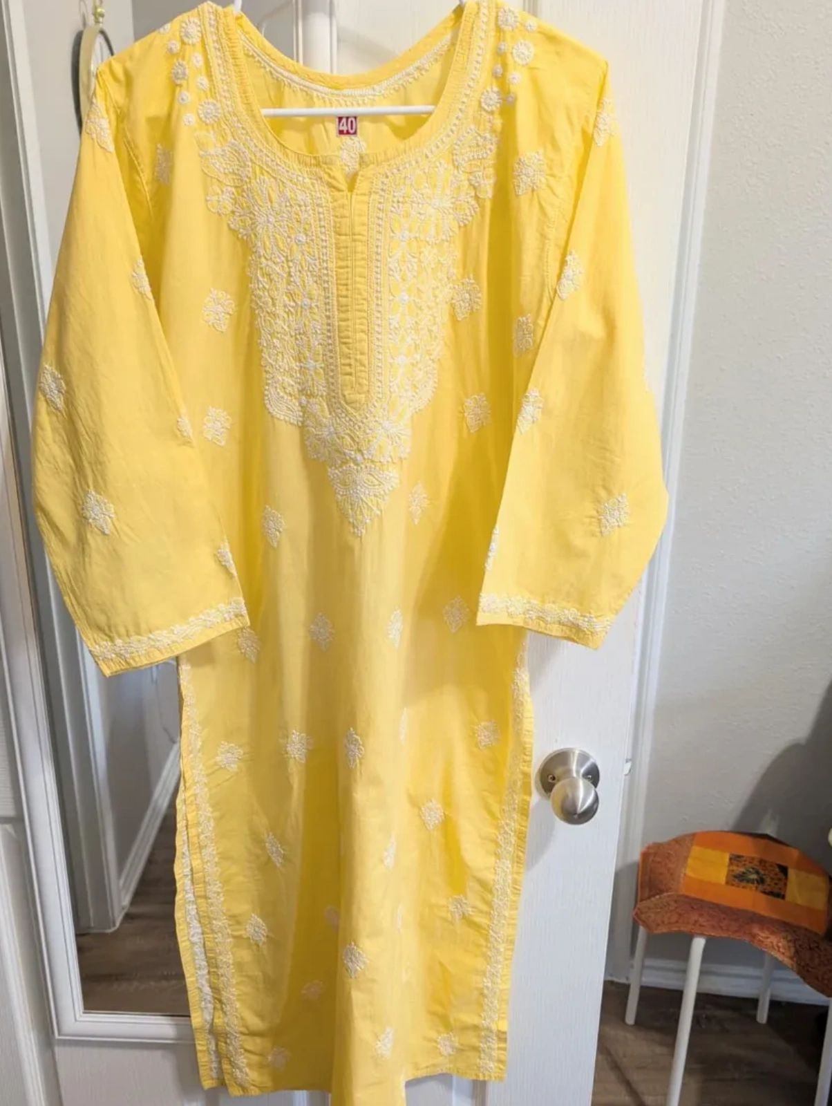 Cotton Kashmiri Gala Kurti