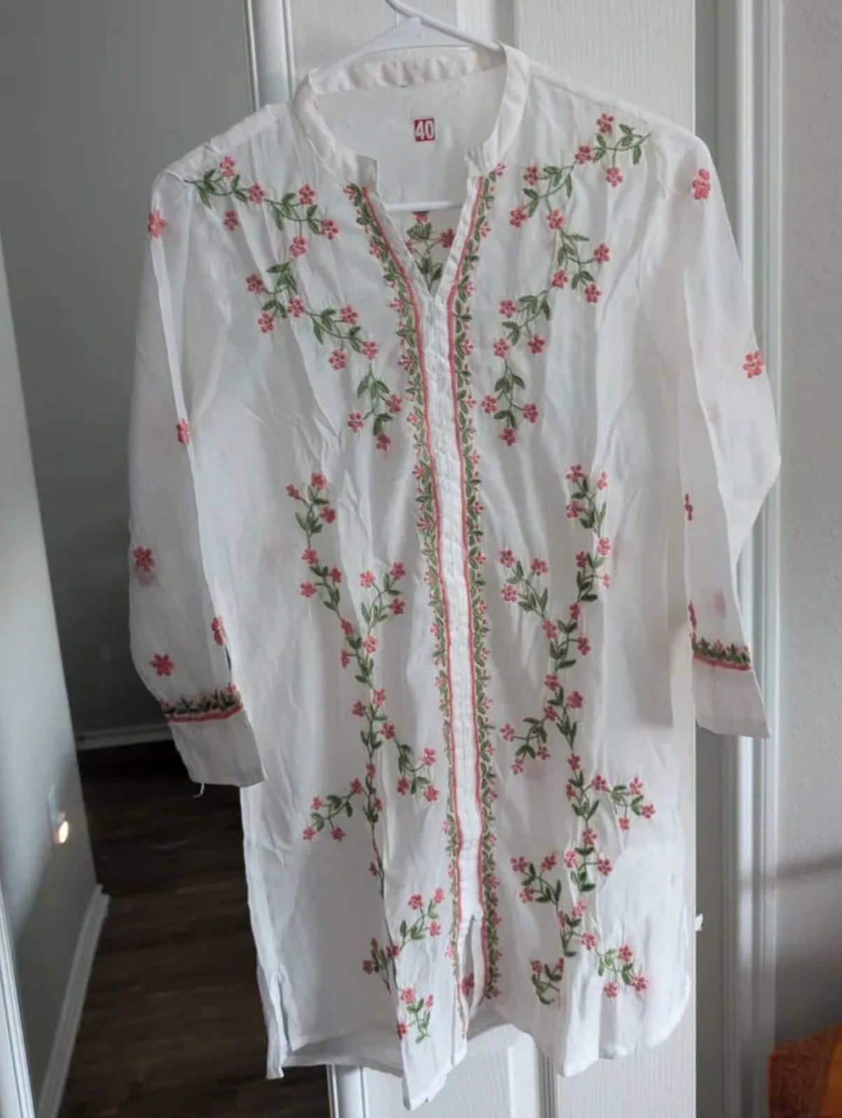 Muslin Short Top M with Shameez