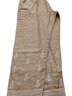 Golden Chanderi butti kurti set(with bottom)