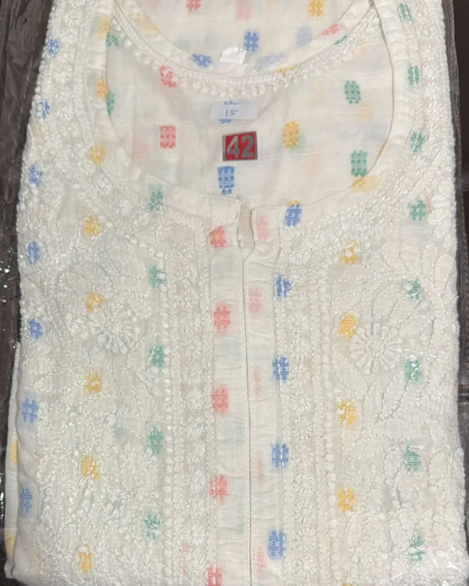 Multi butti Cotton kurti ( SOLD )